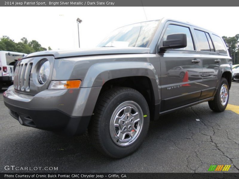 Bright Silver Metallic / Dark Slate Gray 2014 Jeep Patriot Sport
