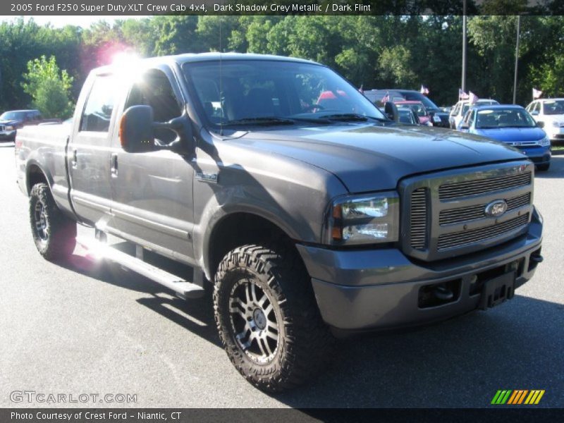 Dark Shadow Grey Metallic / Dark Flint 2005 Ford F250 Super Duty XLT Crew Cab 4x4