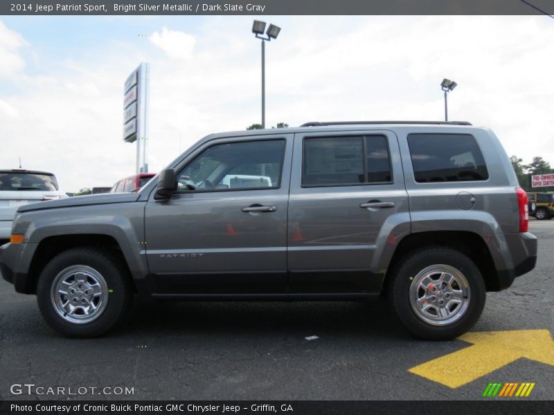 Bright Silver Metallic / Dark Slate Gray 2014 Jeep Patriot Sport