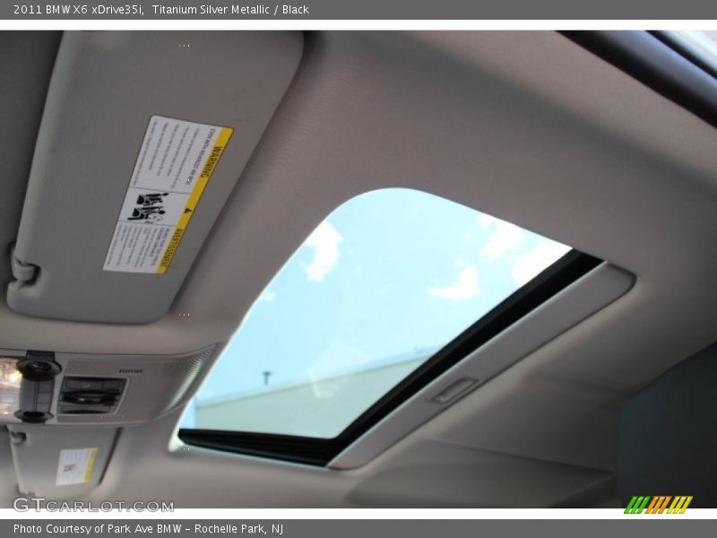 Titanium Silver Metallic / Black 2011 BMW X6 xDrive35i