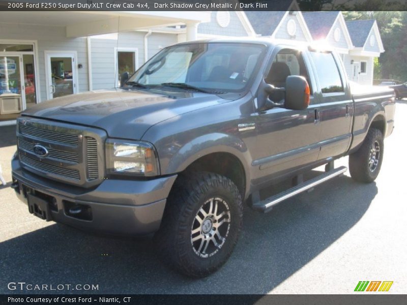 Dark Shadow Grey Metallic / Dark Flint 2005 Ford F250 Super Duty XLT Crew Cab 4x4
