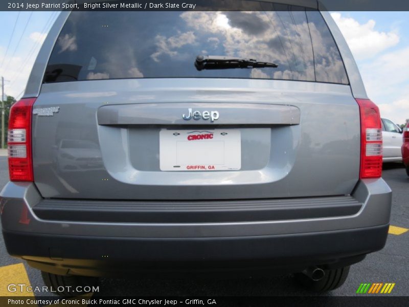 Bright Silver Metallic / Dark Slate Gray 2014 Jeep Patriot Sport