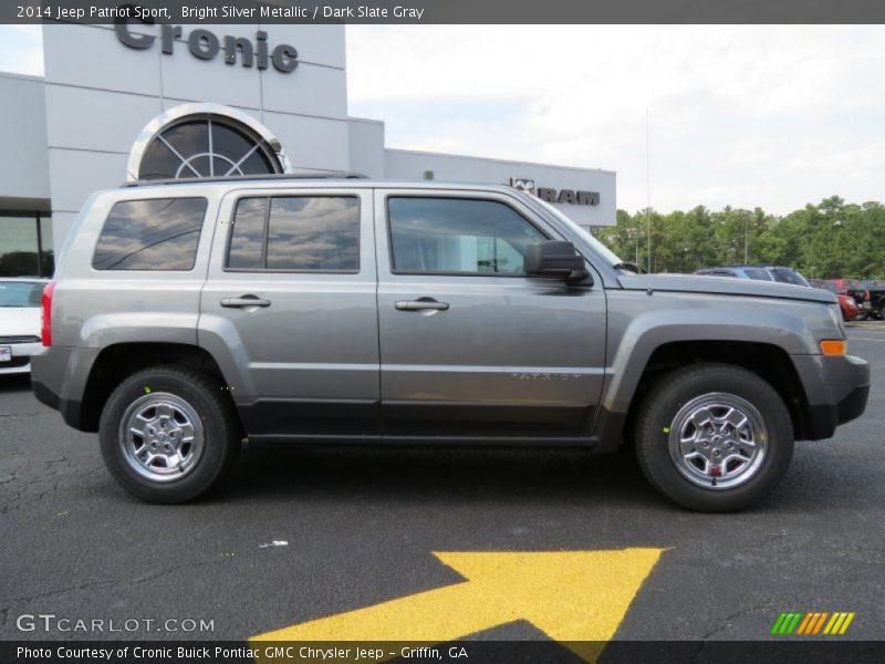 Bright Silver Metallic / Dark Slate Gray 2014 Jeep Patriot Sport