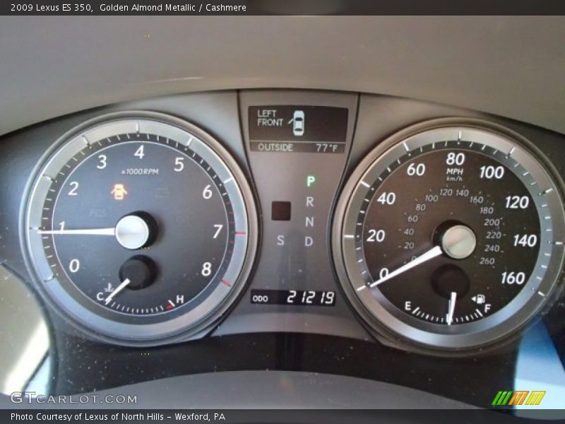 Golden Almond Metallic / Cashmere 2009 Lexus ES 350