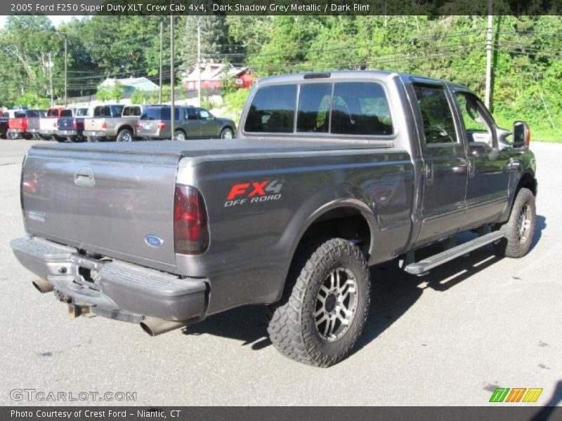 Dark Shadow Grey Metallic / Dark Flint 2005 Ford F250 Super Duty XLT Crew Cab 4x4