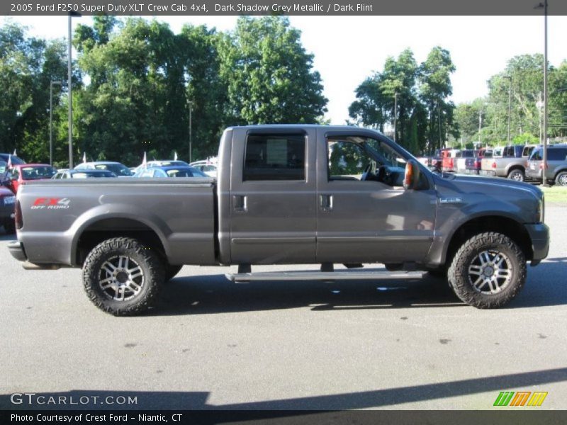 Dark Shadow Grey Metallic / Dark Flint 2005 Ford F250 Super Duty XLT Crew Cab 4x4