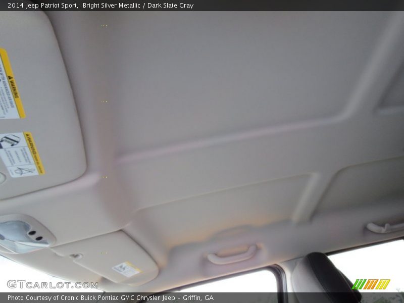 Bright Silver Metallic / Dark Slate Gray 2014 Jeep Patriot Sport