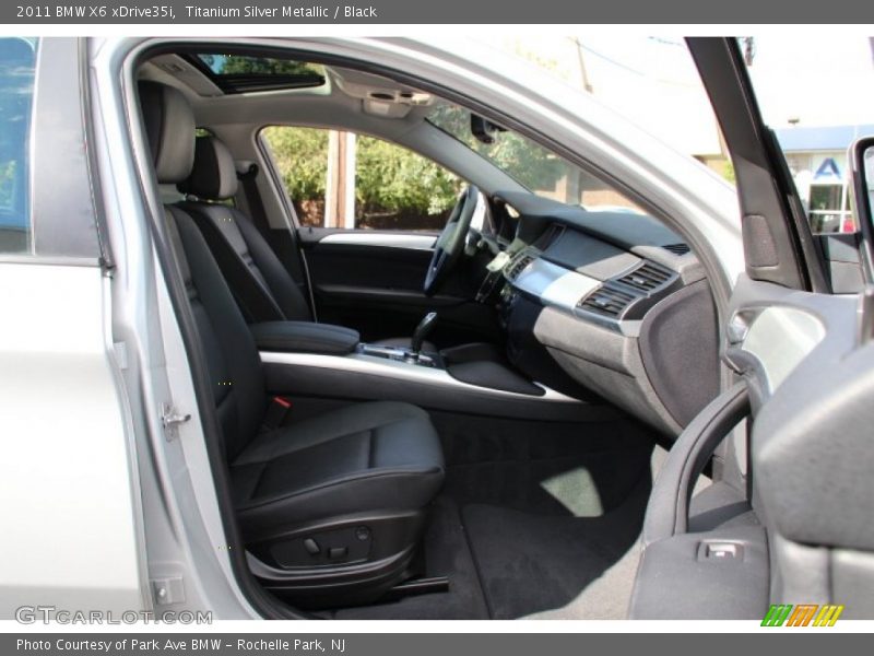 Titanium Silver Metallic / Black 2011 BMW X6 xDrive35i