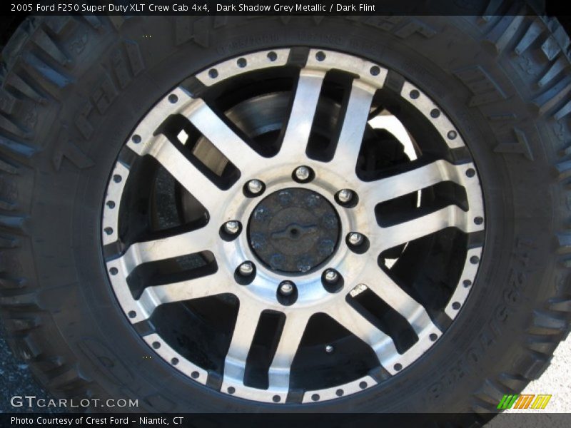 Dark Shadow Grey Metallic / Dark Flint 2005 Ford F250 Super Duty XLT Crew Cab 4x4