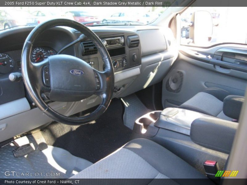 Dark Shadow Grey Metallic / Dark Flint 2005 Ford F250 Super Duty XLT Crew Cab 4x4