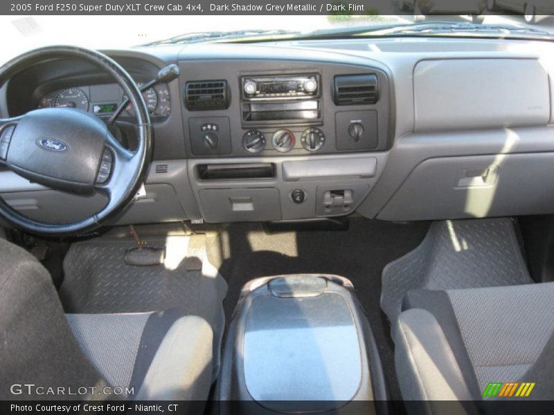 Dark Shadow Grey Metallic / Dark Flint 2005 Ford F250 Super Duty XLT Crew Cab 4x4