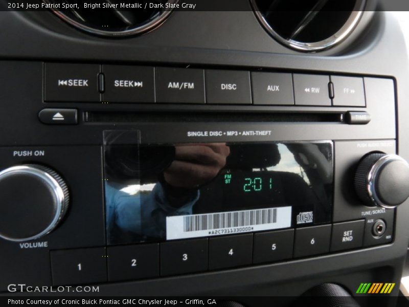 Bright Silver Metallic / Dark Slate Gray 2014 Jeep Patriot Sport