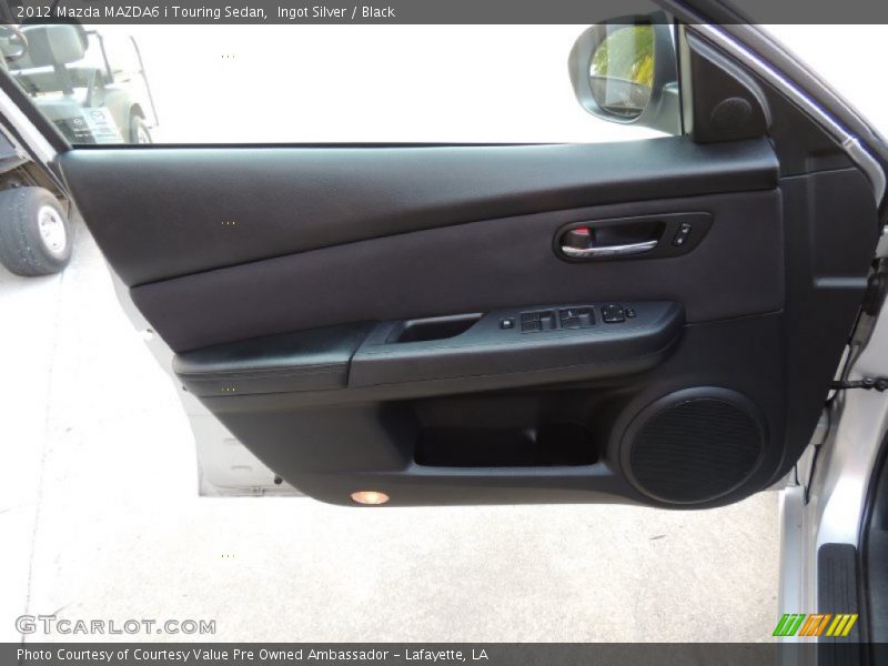 Ingot Silver / Black 2012 Mazda MAZDA6 i Touring Sedan