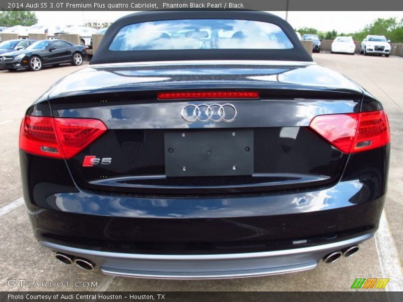 Phantom Black Pearl / Black 2014 Audi S5 3.0T Premium Plus quattro Cabriolet