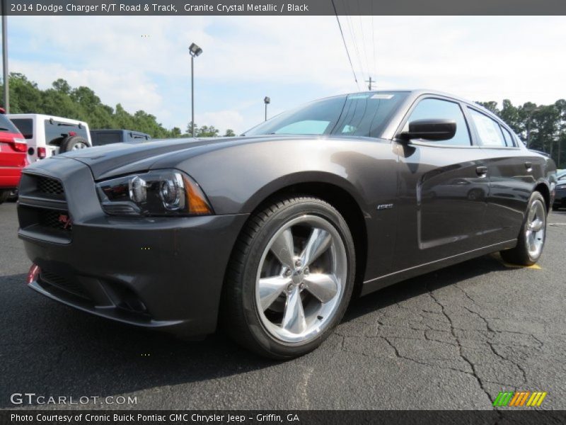 Granite Crystal Metallic / Black 2014 Dodge Charger R/T Road & Track