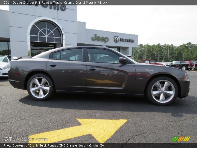 Granite Crystal Metallic / Black 2014 Dodge Charger R/T Road & Track