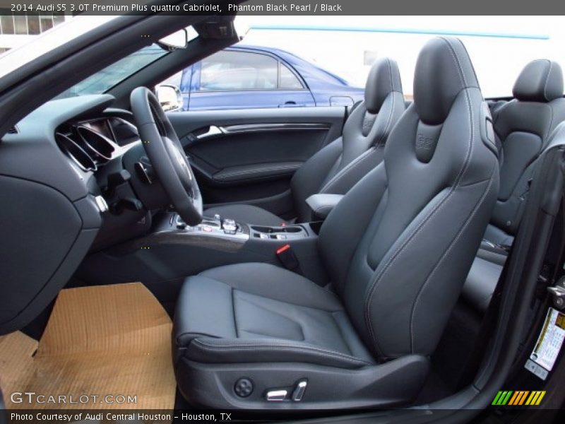  2014 S5 3.0T Premium Plus quattro Cabriolet Black Interior