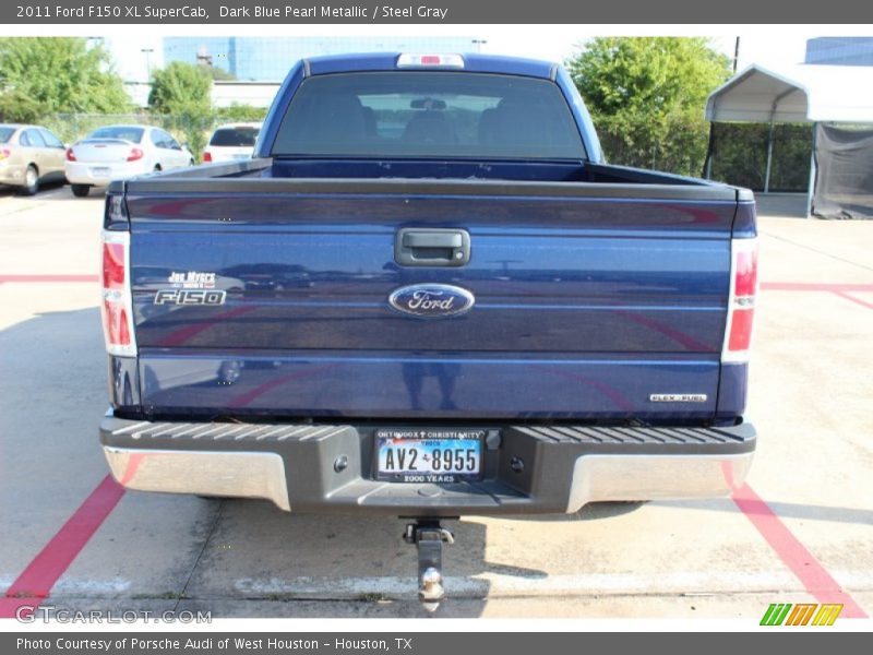 Dark Blue Pearl Metallic / Steel Gray 2011 Ford F150 XL SuperCab