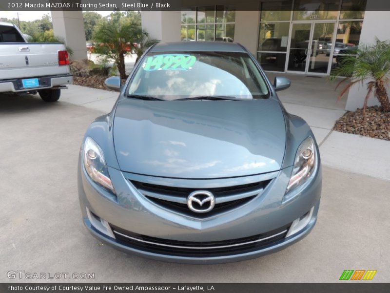 Steel Blue / Black 2012 Mazda MAZDA6 i Touring Sedan