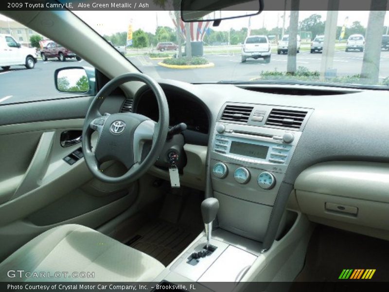 Aloe Green Metallic / Ash 2009 Toyota Camry LE