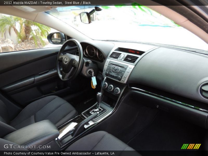 Steel Blue / Black 2012 Mazda MAZDA6 i Touring Sedan