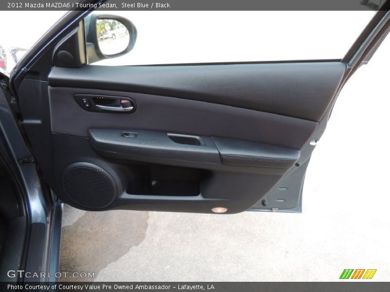 Steel Blue / Black 2012 Mazda MAZDA6 i Touring Sedan