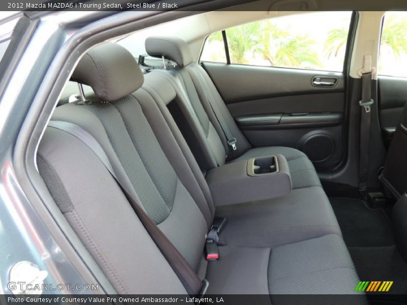 Steel Blue / Black 2012 Mazda MAZDA6 i Touring Sedan