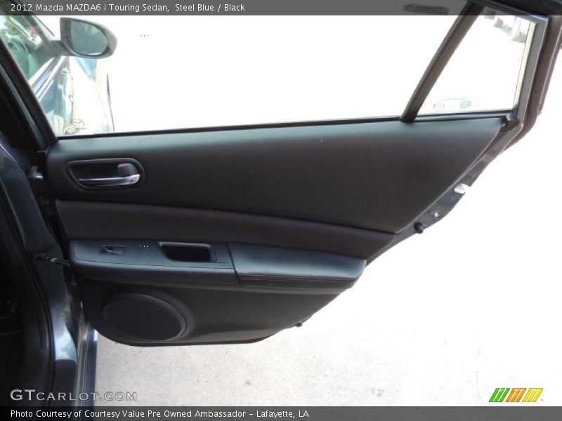 Steel Blue / Black 2012 Mazda MAZDA6 i Touring Sedan