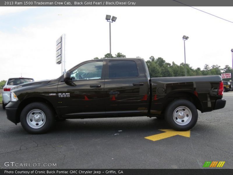  2013 1500 Tradesman Crew Cab Black Gold Pearl