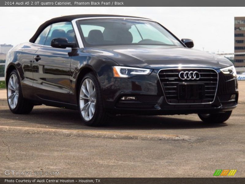 Phantom Black Pearl / Black 2014 Audi A5 2.0T quattro Cabriolet
