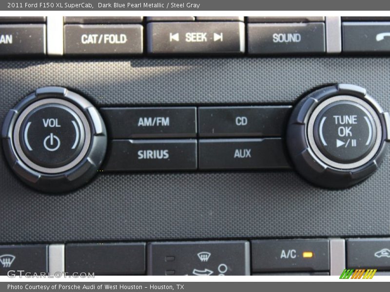Dark Blue Pearl Metallic / Steel Gray 2011 Ford F150 XL SuperCab