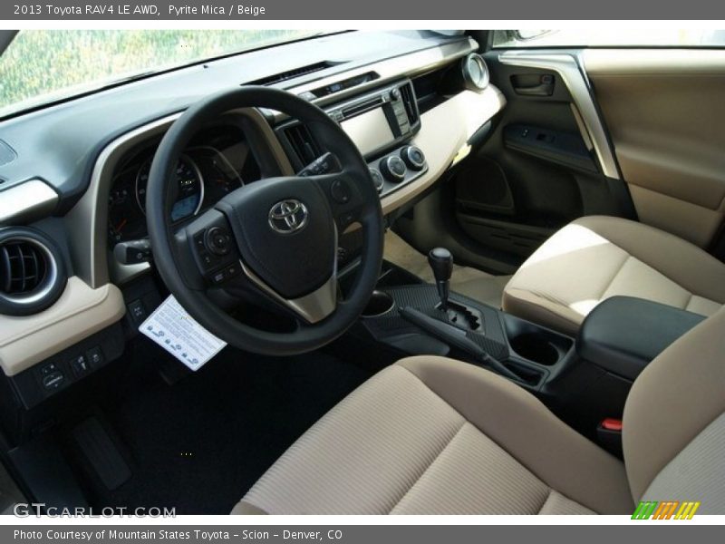 Pyrite Mica / Beige 2013 Toyota RAV4 LE AWD