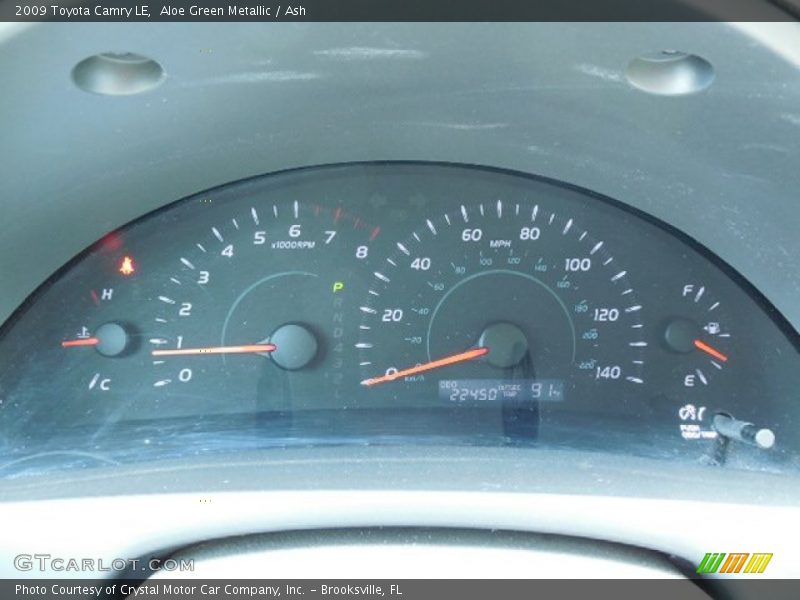 Aloe Green Metallic / Ash 2009 Toyota Camry LE