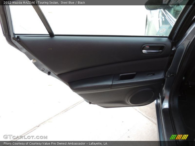 Steel Blue / Black 2012 Mazda MAZDA6 i Touring Sedan