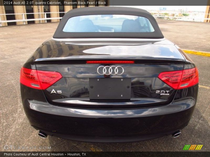 Phantom Black Pearl / Black 2014 Audi A5 2.0T quattro Cabriolet