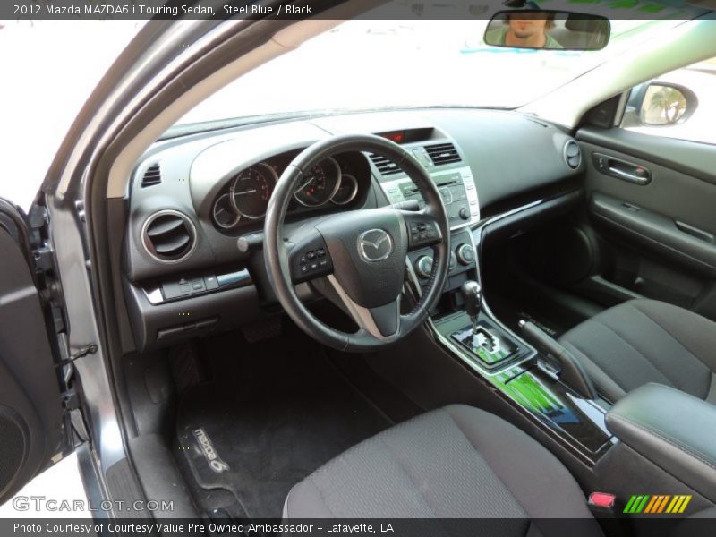 Steel Blue / Black 2012 Mazda MAZDA6 i Touring Sedan