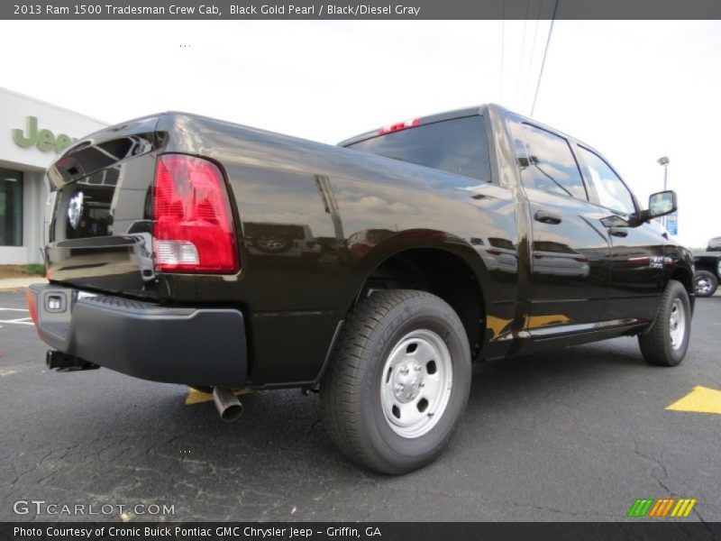 Black Gold Pearl / Black/Diesel Gray 2013 Ram 1500 Tradesman Crew Cab
