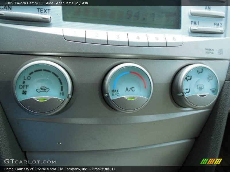 Aloe Green Metallic / Ash 2009 Toyota Camry LE