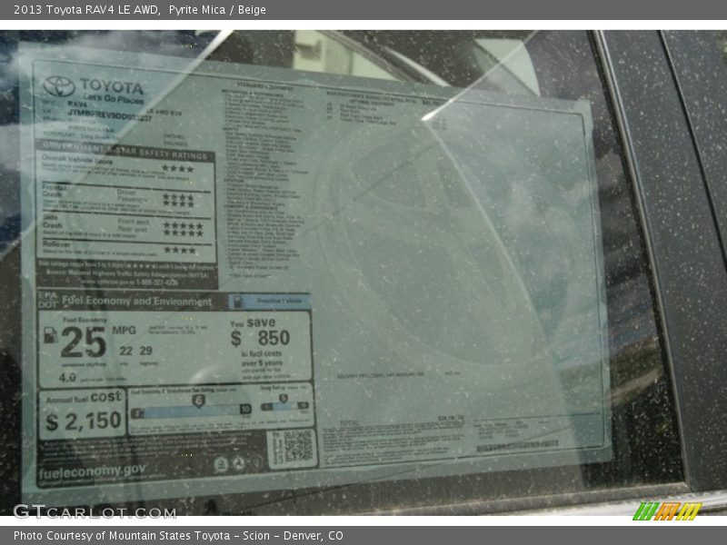 Pyrite Mica / Beige 2013 Toyota RAV4 LE AWD