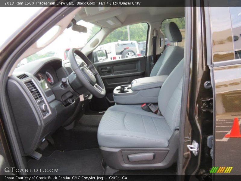 Black Gold Pearl / Black/Diesel Gray 2013 Ram 1500 Tradesman Crew Cab