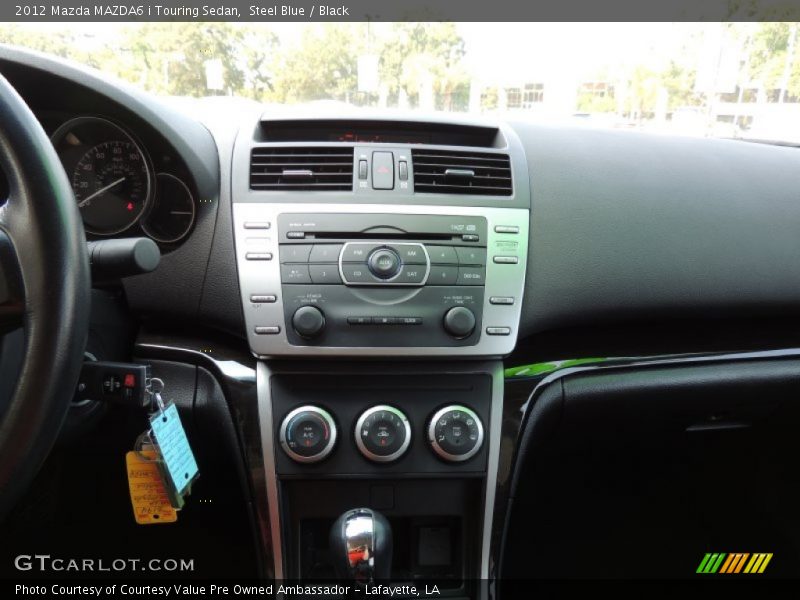 Steel Blue / Black 2012 Mazda MAZDA6 i Touring Sedan