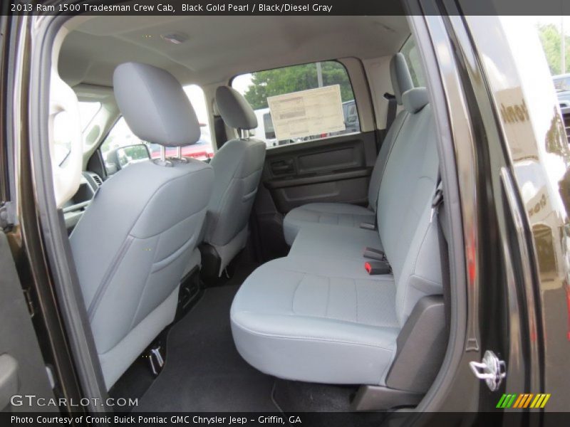 Rear Seat of 2013 1500 Tradesman Crew Cab