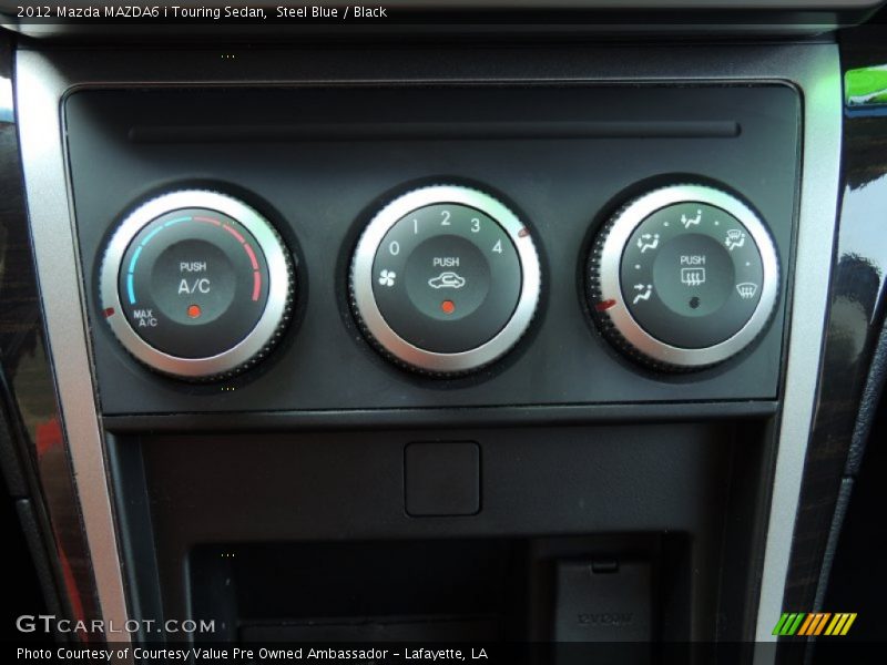 Steel Blue / Black 2012 Mazda MAZDA6 i Touring Sedan
