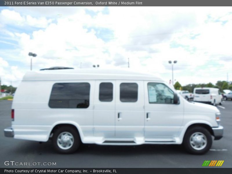 Oxford White / Medium Flint 2011 Ford E Series Van E350 Passenger Conversion