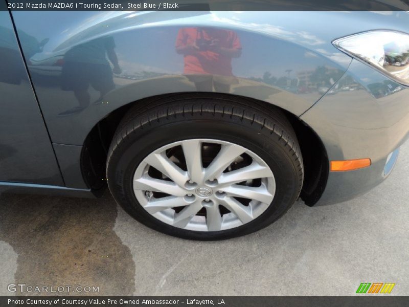 Steel Blue / Black 2012 Mazda MAZDA6 i Touring Sedan