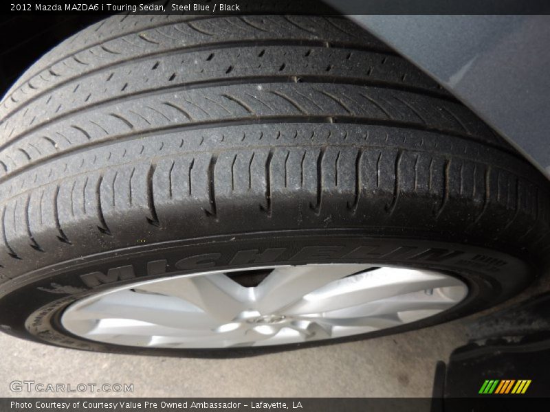 Steel Blue / Black 2012 Mazda MAZDA6 i Touring Sedan