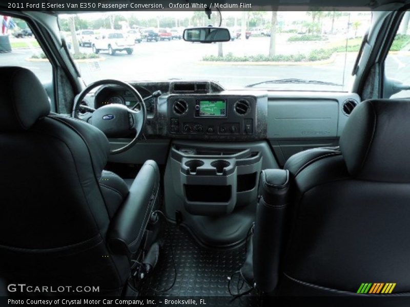 Oxford White / Medium Flint 2011 Ford E Series Van E350 Passenger Conversion