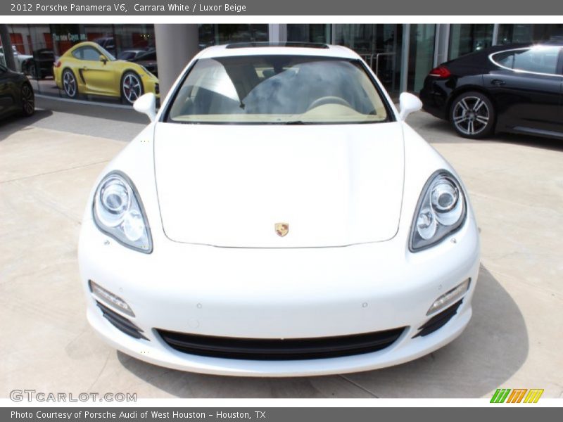 Carrara White / Luxor Beige 2012 Porsche Panamera V6