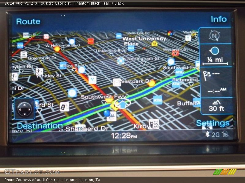 Phantom Black Pearl / Black 2014 Audi A5 2.0T quattro Cabriolet