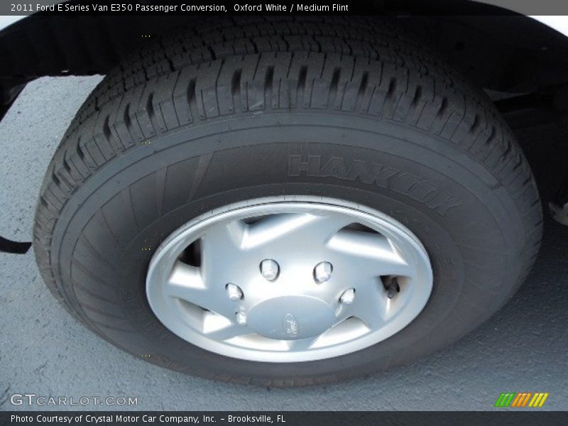 Oxford White / Medium Flint 2011 Ford E Series Van E350 Passenger Conversion